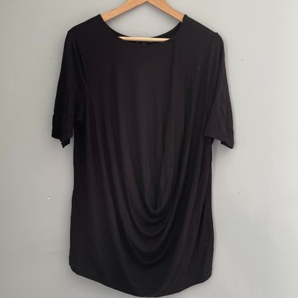 Universal Standard Liquid Jersey Draped Top - US XS, standard Large - Picture 1 of 3